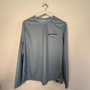 Recover Big Sur International Marathon 12K Running Shirt Mens Medium Blue New